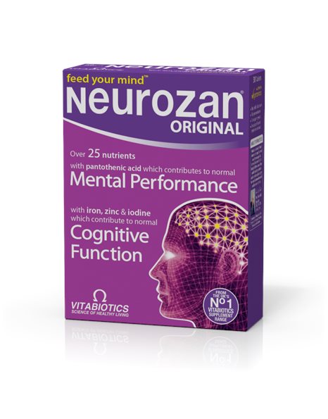 Vitabiotics Neurozan Original Over 25 Nutrients Συμπλήρωμα για την Μνήμη & τη Συγκέντρωση 30 tabs