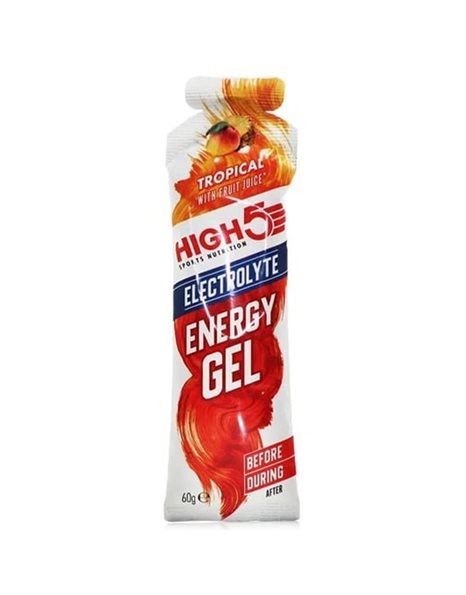 High5 Energy Gel Electrolyte Tropical Ενεργειακό Τζελ Ηλεκτρολυτών 60g