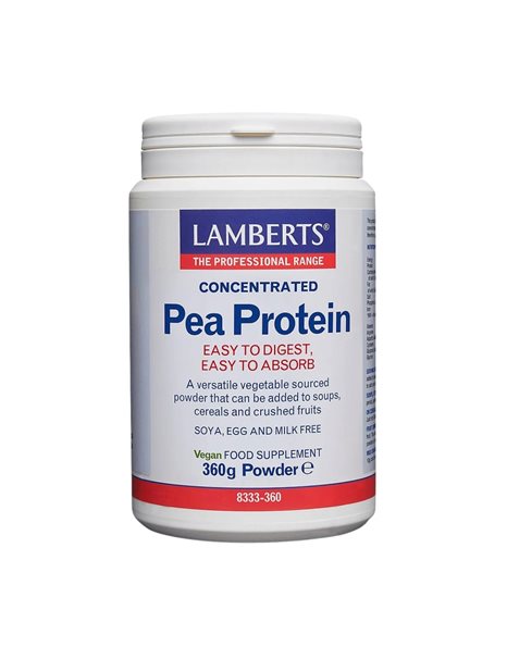 Lamberts Concentrated Pea Protein Powder Πρωτεϊνη από Μπιζέλι σε Μορφή Σκόνης 360gr