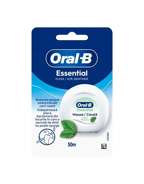 ORAL-B ΟΔΟΝΤΙΚΟ ΝΗΜΑ ΚΗΡΩΜΕΝΟ ΜΕΝΤΑ 50M