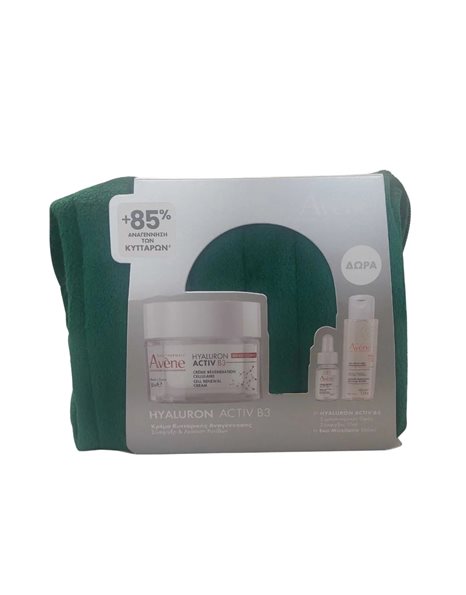 Avene Hyaluron Activ B3 Cell Renewal Cream50ml+Δώρο Vitamin Activ Cg Serum 10ml&Micellar Water 100ml