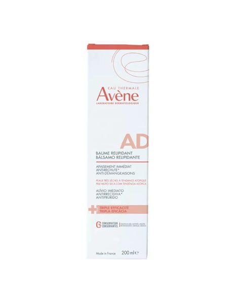 Avène Xeracalm AD Baume Αναπλήρωσης Λιπιδίων σε Πρόσωπο και Σώμα για Ξηρό και Ευαίσθητο Δέρμα 200 ml