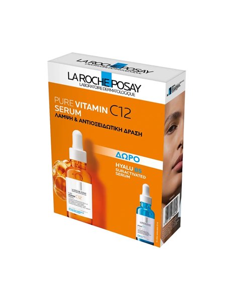 La Roche Posay Pure Vitamin C12 Serum 30ml + Δώρο Hyalu B5 Suractivated Serum 10ml