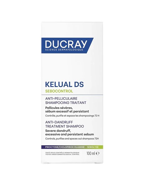 Ducray Kelual DS Sebocontrol Shampoo Σαμπουάν κατά της Πιτυρίδας 100ml